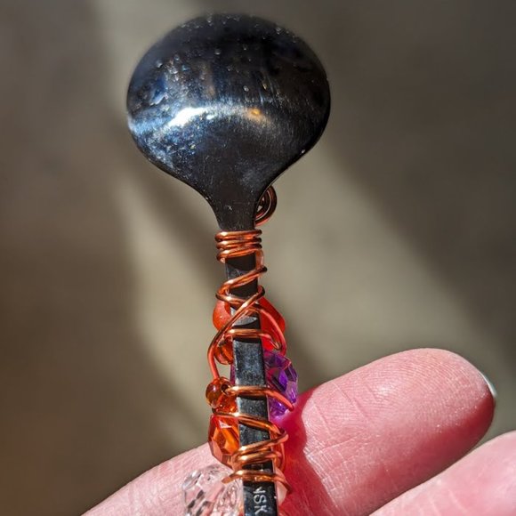 Beaded Decorative Tea Spoons Set of 4 - Picture 4 of 8